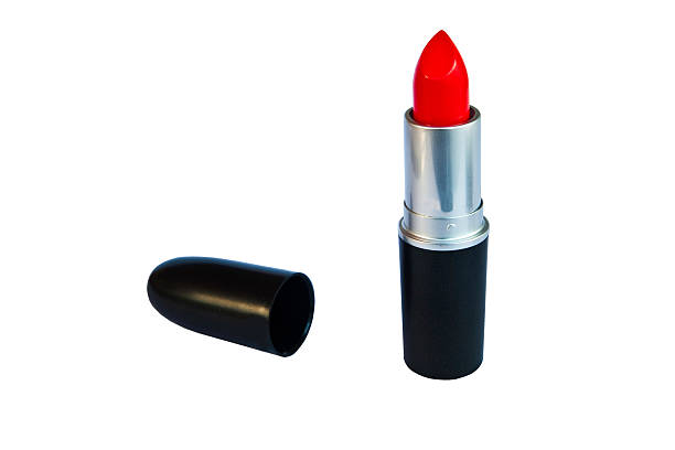 istock Red lipstick isolated 471376081