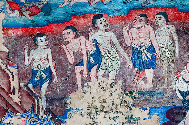 istock The Ancient painting of buddhist temple 471376367
