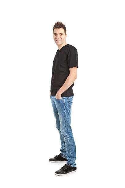 istock young handsome man in black tshirt 471376739