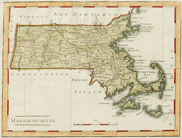 This map dates from 1817, and is contains subtle differences from modern maps.  For example, Provincetown is an island, 
