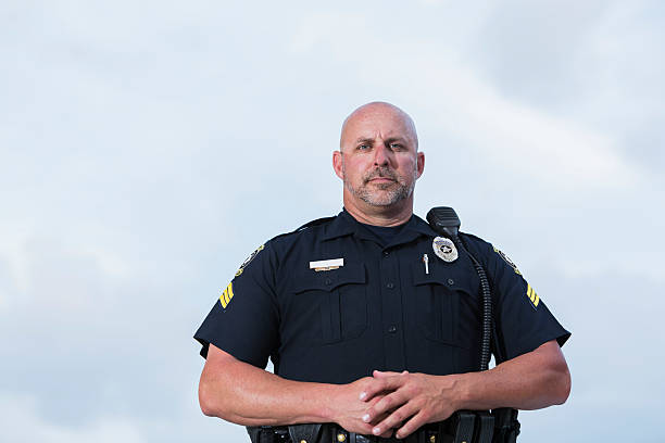 istock Portrait of a police sergeant 471378678