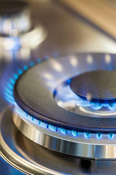 istock Gas burner on stove 471379282