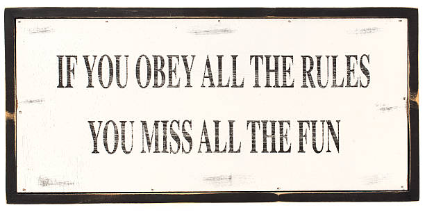 istock Handmade wooden sign with a distressed paint effect finish 471381491