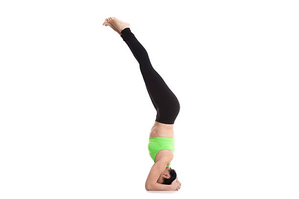 istock Salamba sirsasana yoga pose 471381976