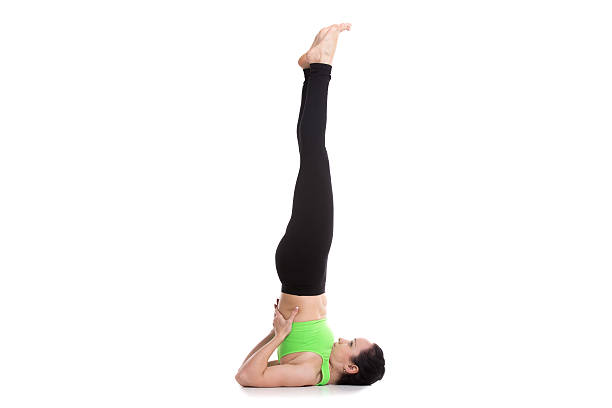 istock Supported Shoulderstand yoga asana 471381994