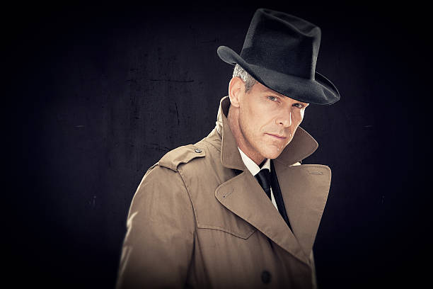 istock Fashion business man on black background 471382049