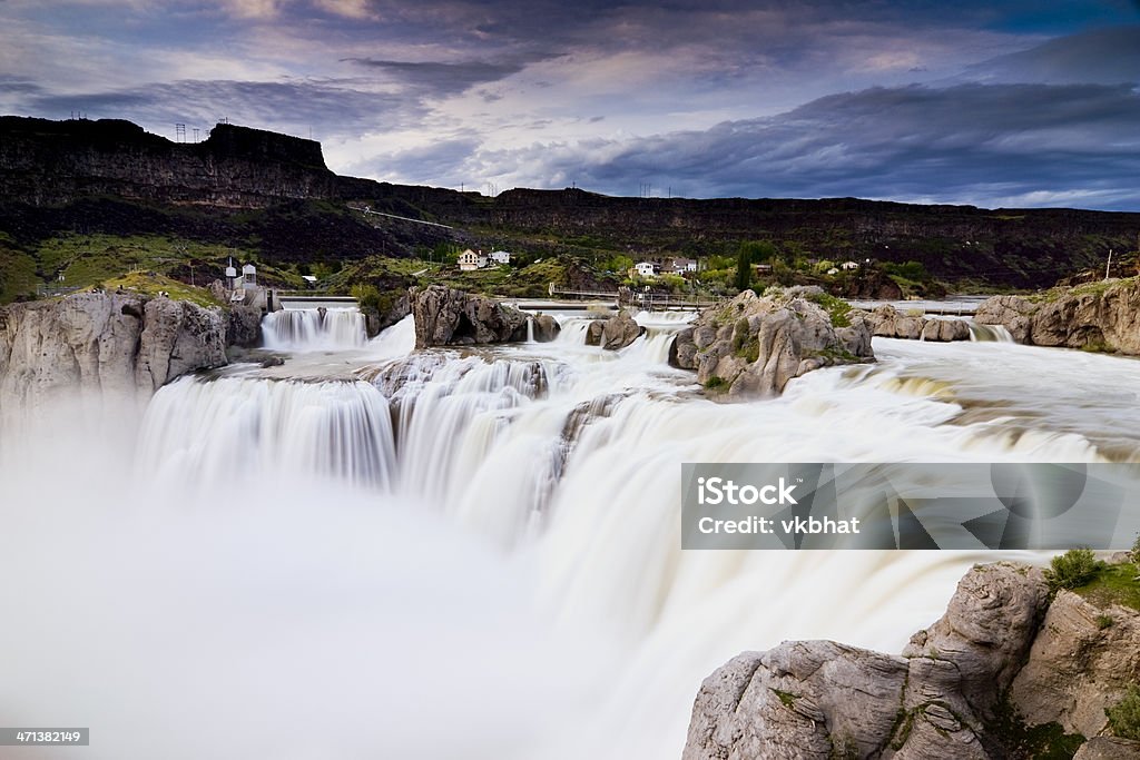 Wodospad Shoshone Falls - Zbiór zdjęć royalty-free (Stan Idaho)