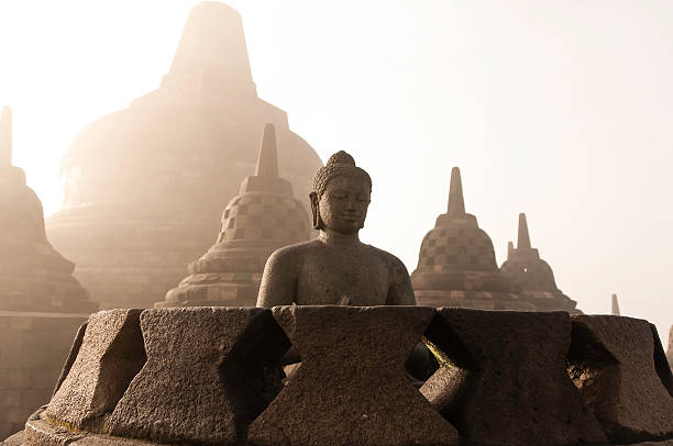 istock Borobudur Temple at sunrise, Indonesia. 471384935