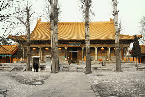 xiyue palace,shanxi,china xiyue palace,shanxi,china,bigest palace in shanxi province forbidden city beijing architecture chinese ethnicity stock pictures, royalty-free photos & images