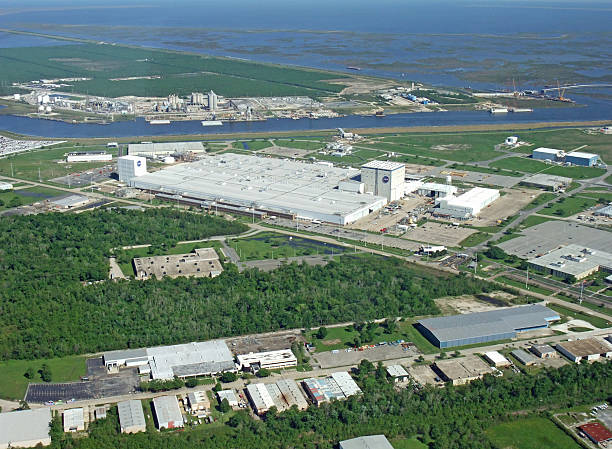 nasa new orleans, luftaufnahme - nasa stock-fotos und bilder