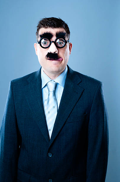 istock Hungry businessman in disguise 471387193