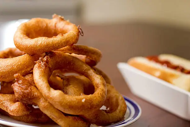 Homemade onion rings