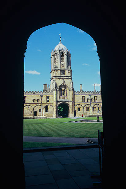 istock Christ Church's Tom Tower, Oxford University, England 471387627