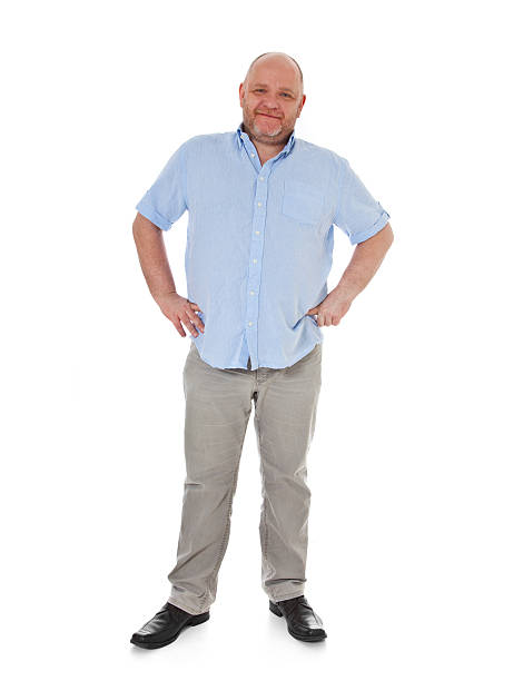 istock Full figured charismatic adult man 471387699