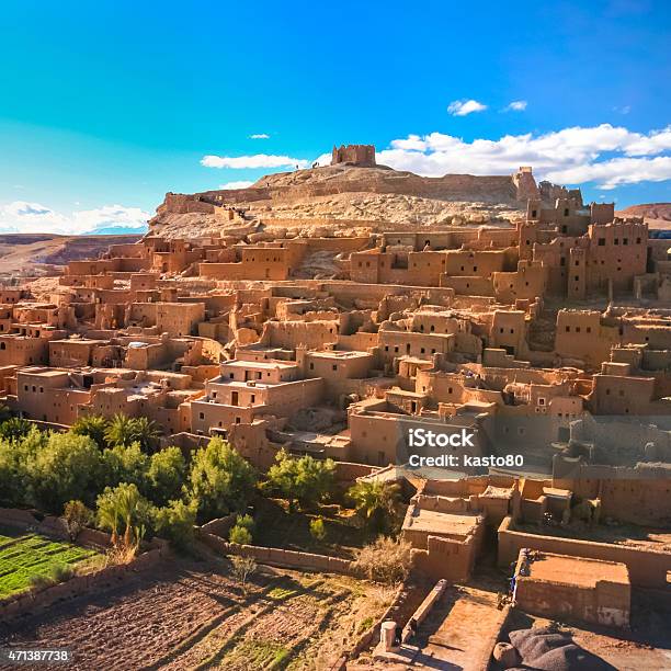 The Ancient City Of Ait Benhaddou In Morocco Stock Photo - Download Image Now - Morocco, Travel Destinations, 2015