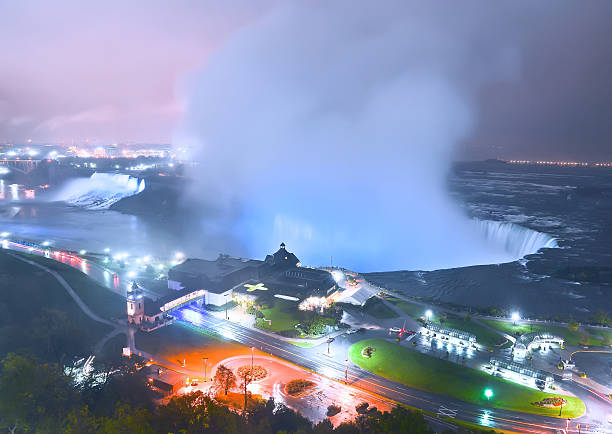 istock View of Niagara Falls at night 471387788