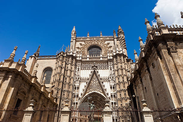 The Seville Cathedral (Cathedral Of Saint Mary Of The See) In Seville, Spain.  This Is The Third Largest Cathedral In The World.