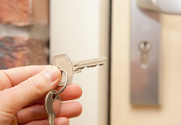 istock Open the door, house key 471389733