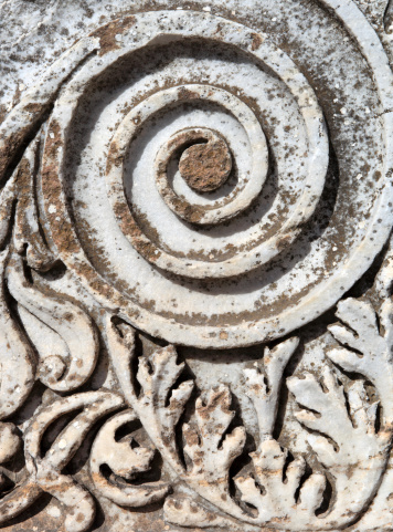 Ancient Ruins And Broken Pieces From Ephesus, Turkey