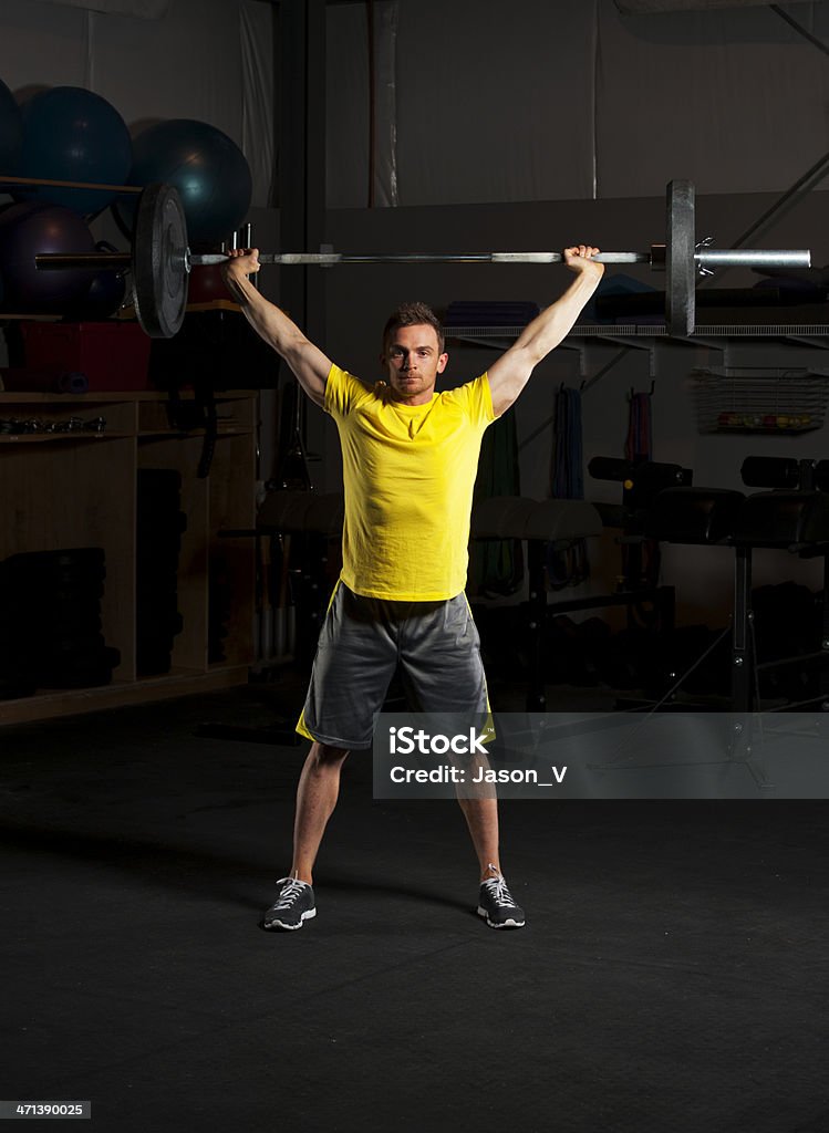 Человек Олимпийский тяжёлая атлетика - Стоковые фото 20-29 лет роялти-фри