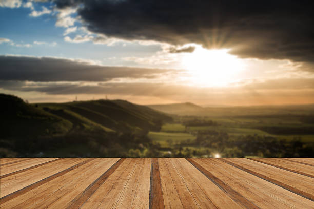 istock Stunning Summer sunset across countryside landscape with dramati 471390678