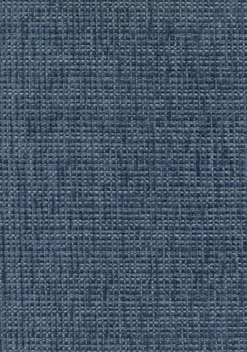Blue knitted fabric background, texture. Abstract pattern.