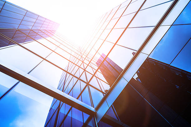 istock Contemporary Glass Architecture against Sunlight 471391253
