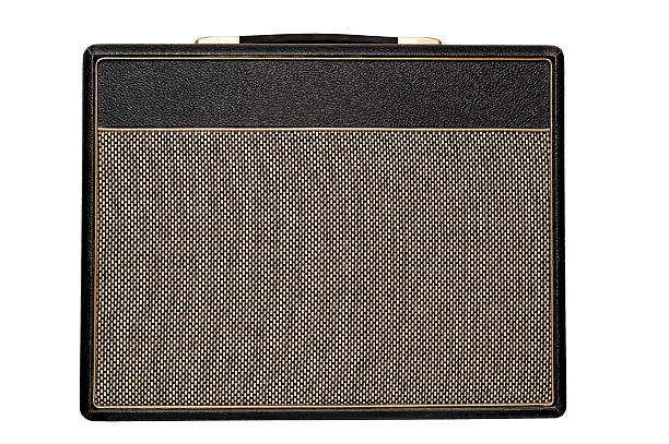 Vintage Blues Rock Amplifier with gold pipe.