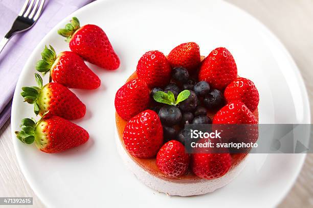 Strawberry Cake Stock Photo - Download Image Now - Baked, Baked Pastry Item, Bakery