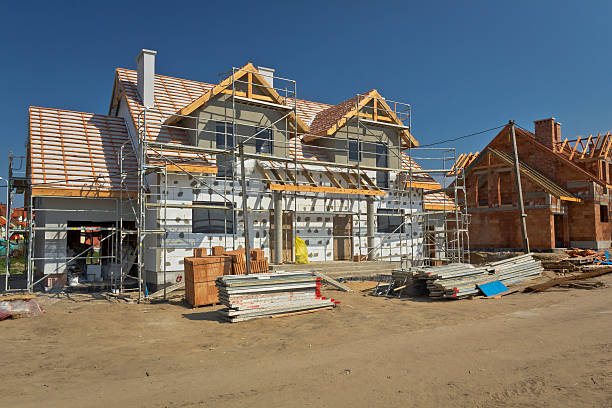 주택 하우스 제작 - construction yard 뉴스 사진 이미지