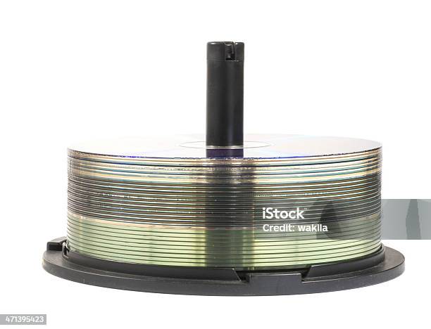 Cds On The Cd Spindle Stock Photo - Download Image Now - Arts Culture and Entertainment, Audio Equipment, Backup