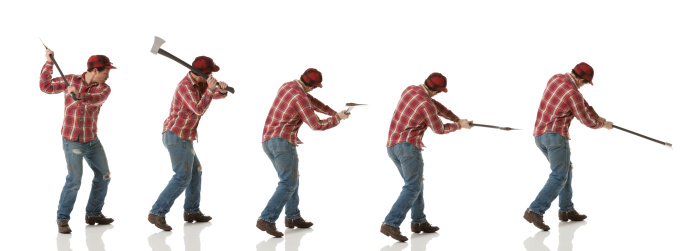 Multiple images of a lumberjack in actionhttp://www.twodozendesign.info/i/1.png