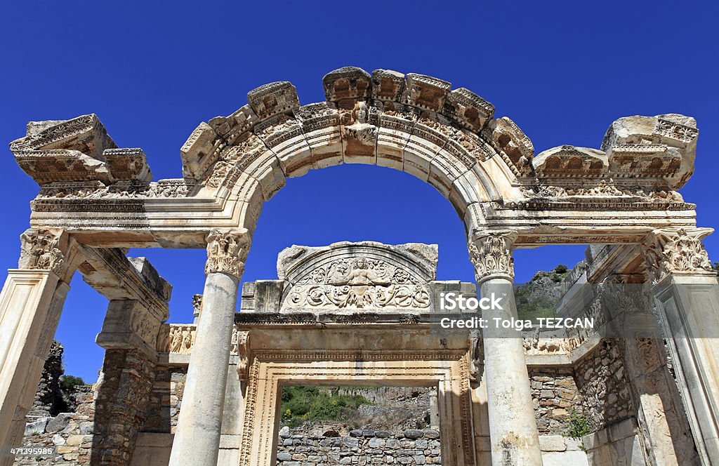 Éfeso, o Templo de Adriano - Foto de stock de Izmir royalty-free