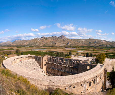 The Aspendos Roman Theatre, Antalya, Turkey