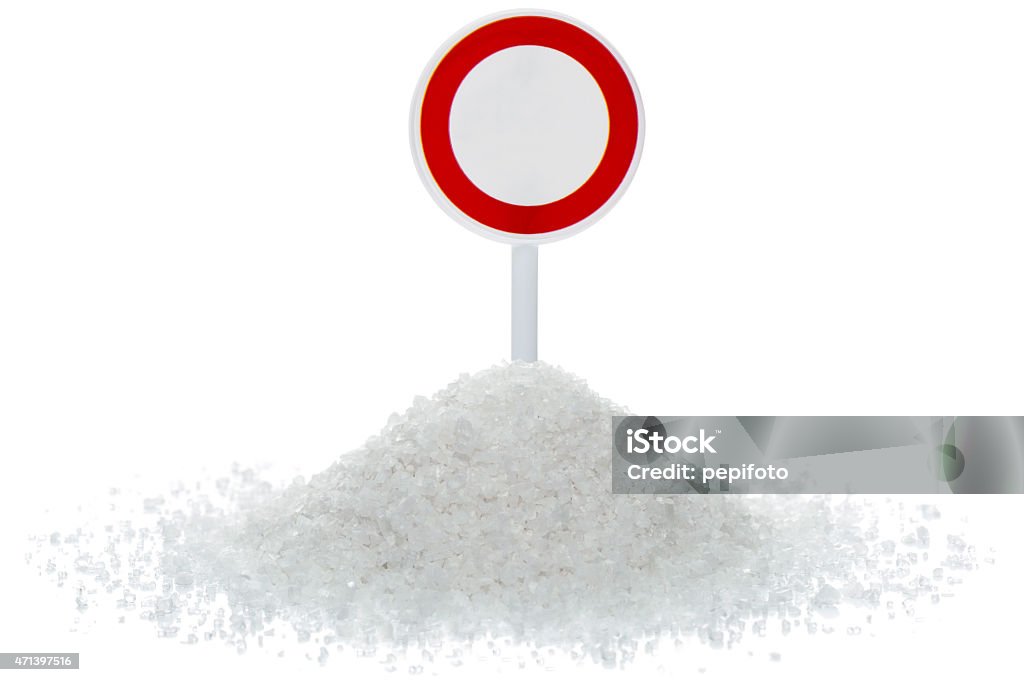 salt with sign salt with sign isolated on white background 2015 Stock Photo