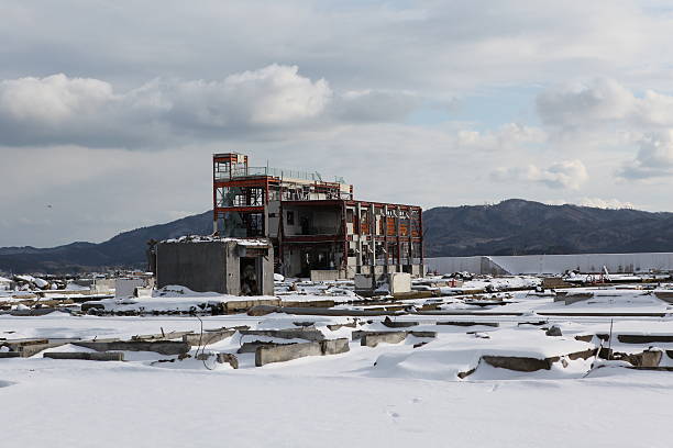 цунами войти япония - ishinomaki стоковые фото и изображения