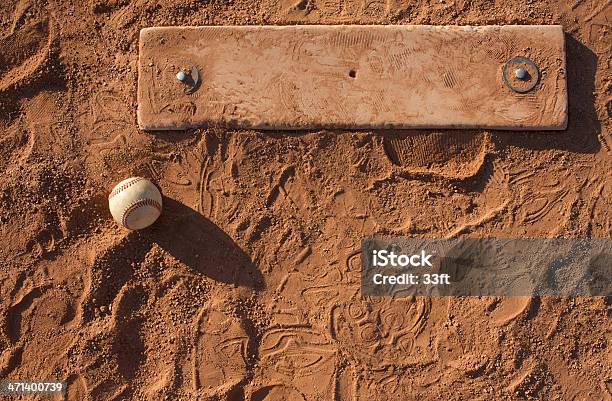 Baseball On The Pitchers Mound Stock Photo - Download Image Now - Pitcher's Mound, Baseball - Ball, Baseball - Sport