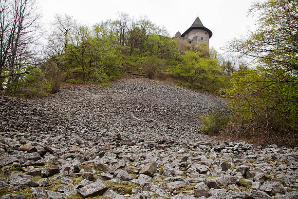 istock Castle Somoska in Slovakia, built on a volcanic hill 471401139