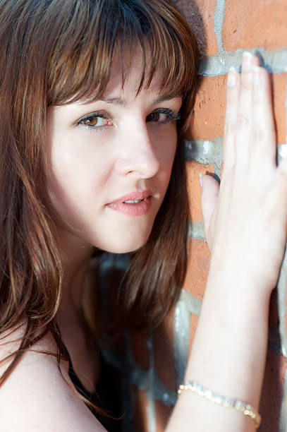 istock close-up half face portrait of young redhead 471402009