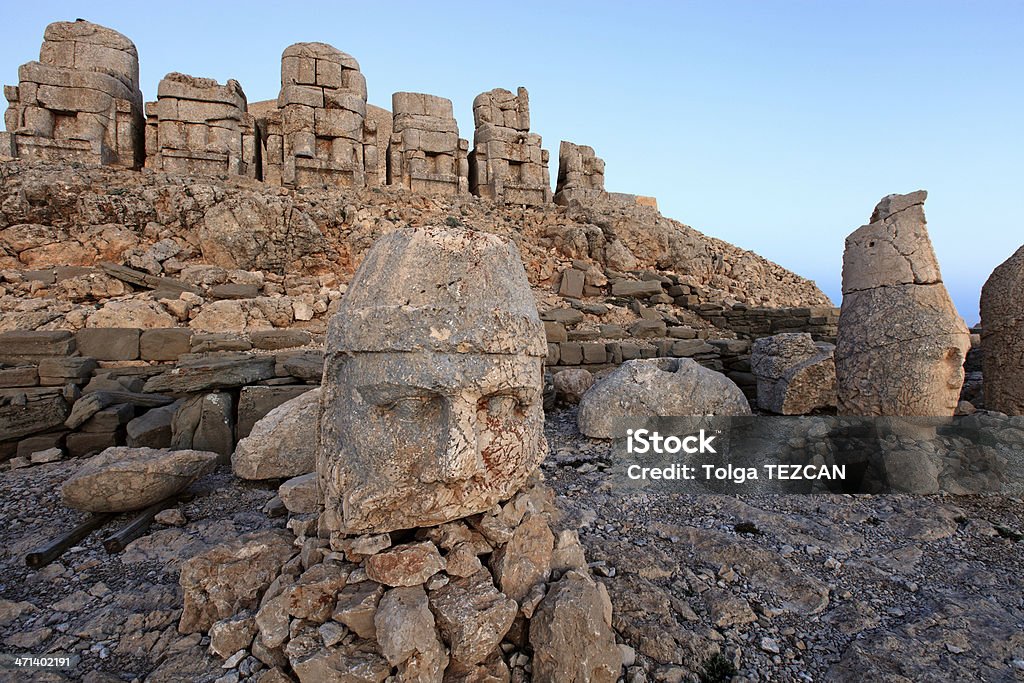 Des statues antiques au mont Nemrut - Photo de Anatolie - Turquie libre de droits