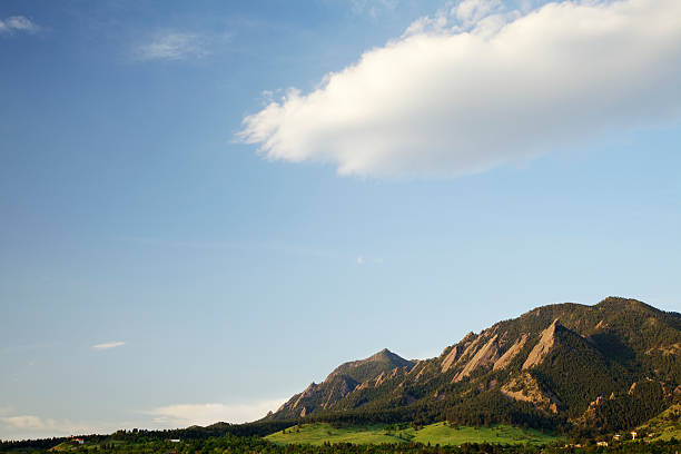 볼더 콜로라드 flatirons - university of colorado 뉴스 사진 이미지