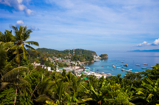 Puerto Galera view over Sabang, Philippines