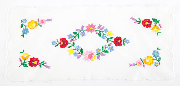 decorated with Hungarian embroidery