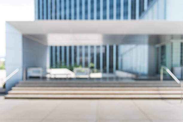 istock Defocused Office Building Exterior Background 471404390
