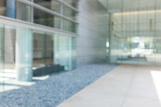 istock Defocused Office Building Exterior Background 471404410