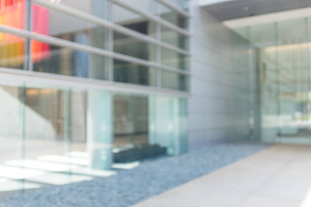 istock Defocused Office Building Exterior Background 471404412