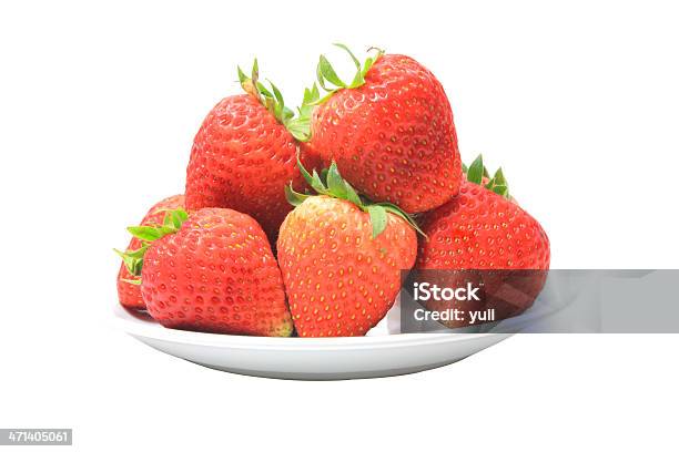 Fresh Strawberries Ready To Serve Stock Photo - Download Image Now - Berry Fruit, Color Image, Cut Out