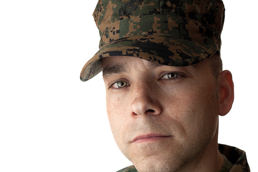 Headshot of a United States Marine. 