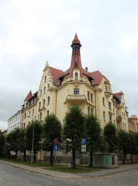 Riga artnouveau architecture, Latvia
