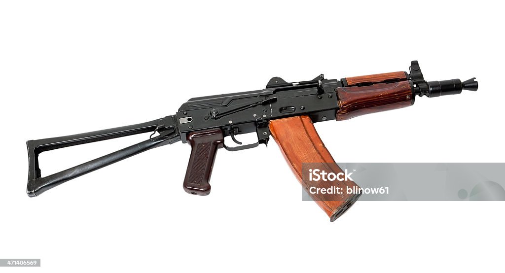 Русская Автоматическая винтовка AKS - 74U - Стоковые фото Machinery роялти-фри